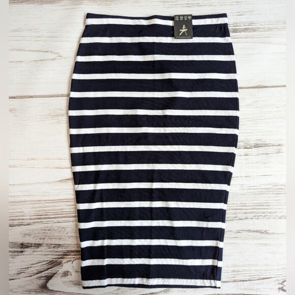 Atmosphere Stripe Pencil Skirt sz 2 New with tags - Picture 1 of 7